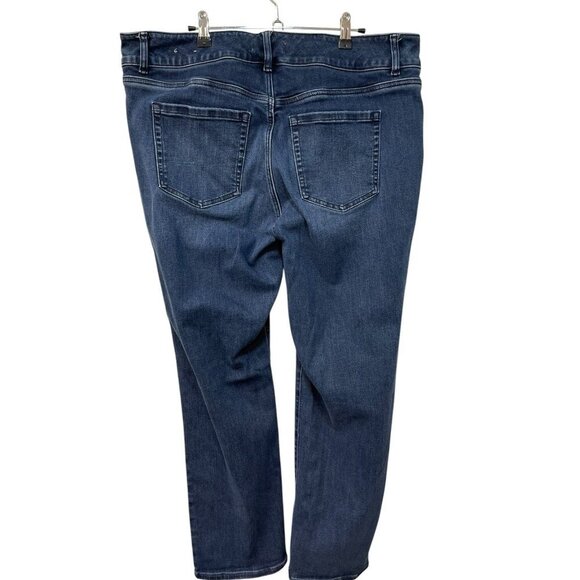 LANE BRYANT FLEX MAGIC WAISTBAND TIGHTER TUMMY HIGH-RISE STRAIGHT JEANS SIZE 20 - Picture 6 of 7